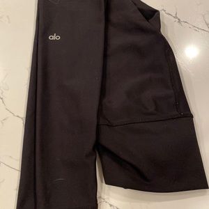 High waisted alo leggings, black. Size S.